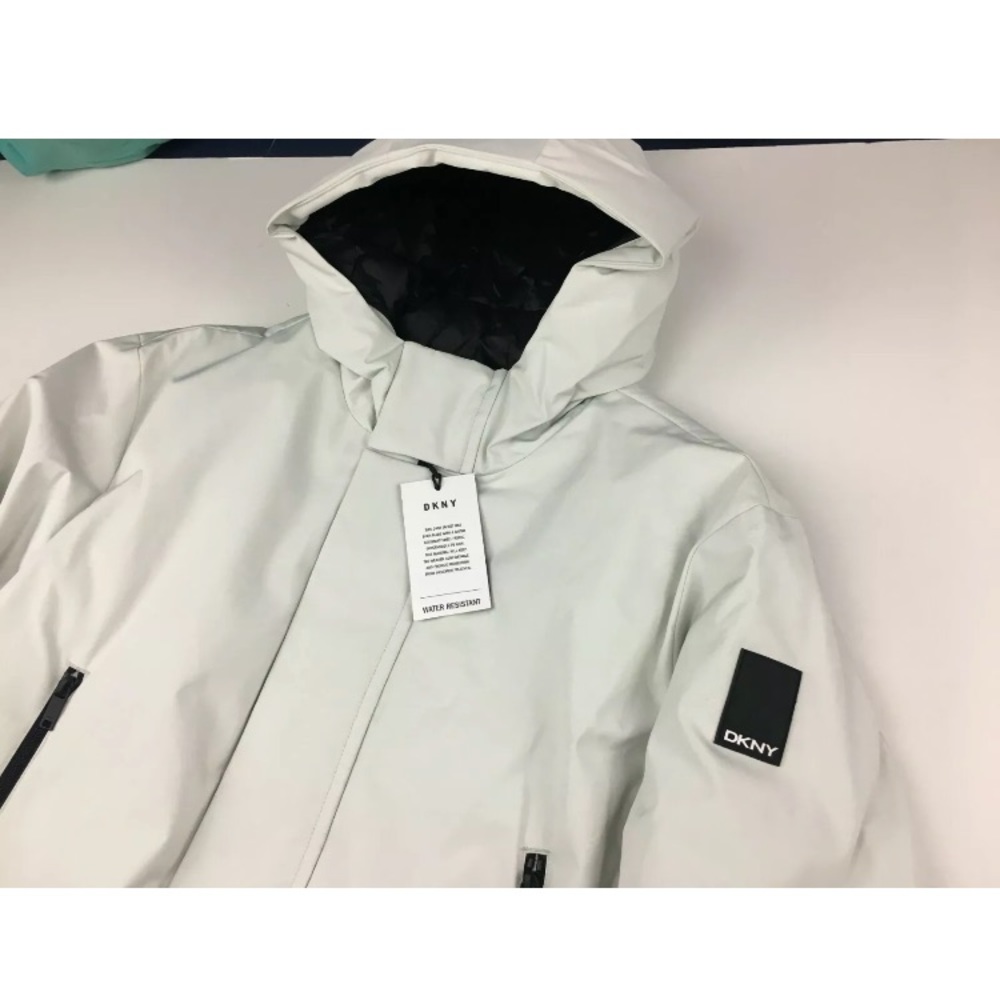 DKNY Men's Water Resistant Overcoat Coat Jacket